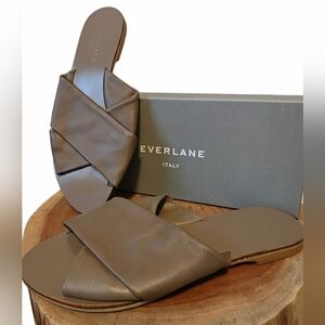 Everlane Women's Dark Brown Leather Sandals